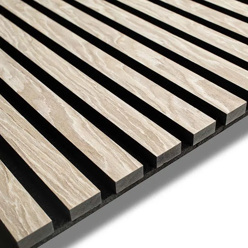 - MuffleTimber | Acoustic Slat Wood Wall Panel - Siberian Oak (Black Felt) - Muffle Acoustics Limited