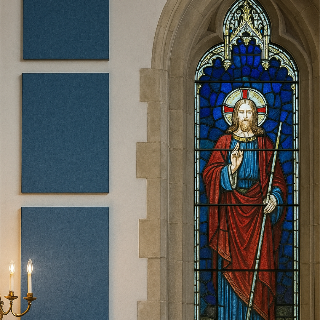 Mufflestick in a church