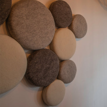  - Woolly Shepherd Acoustic Stone Circle Cluster Limpet Absorbers (Sold in Packs) - Muffle Acoustics Limited 