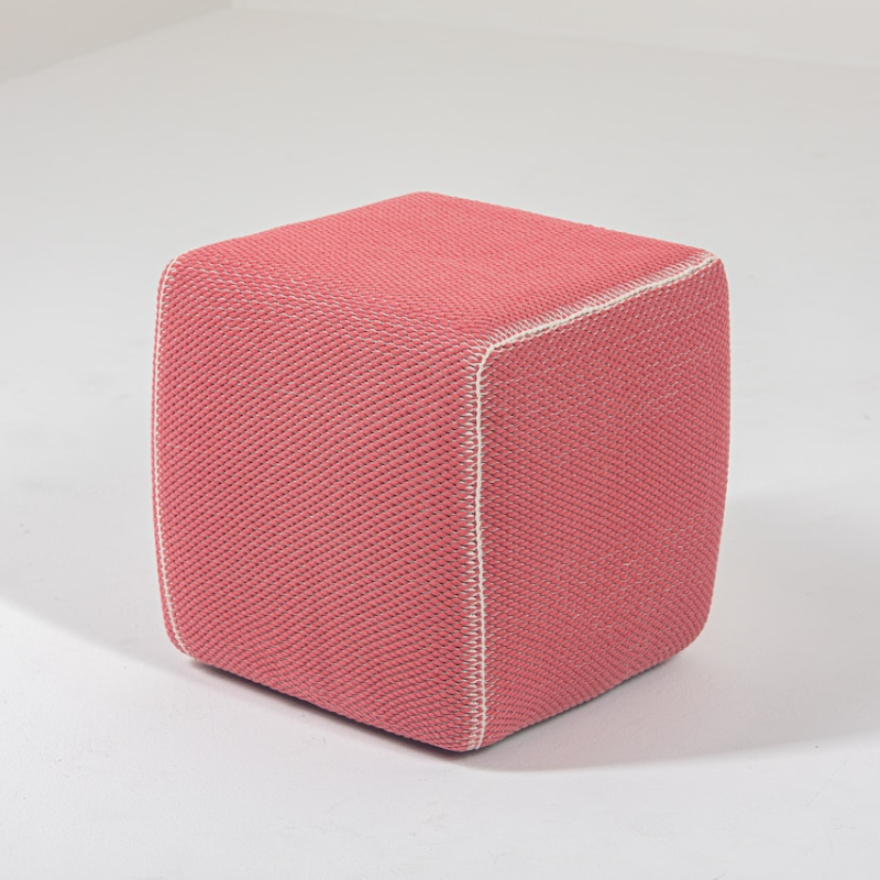  - BuzziSpace BuzziKnit Pouf Square - Muffle Acoustics Limited 