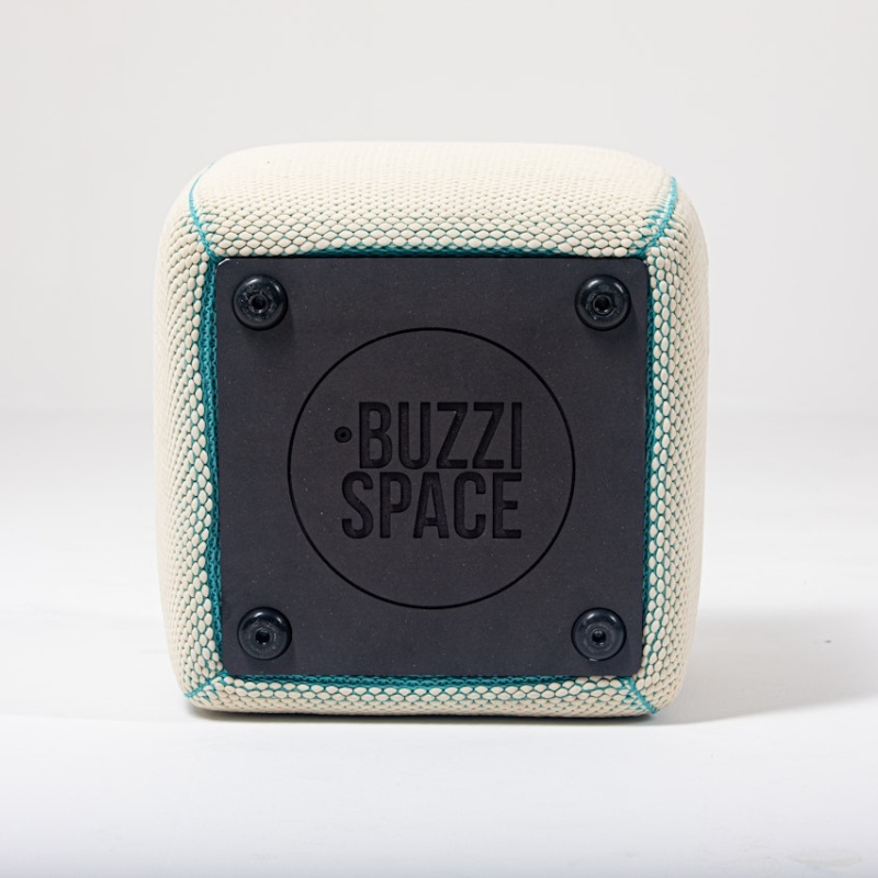  - BuzziSpace BuzziKnit Pouf Square - Muffle Acoustics Limited 