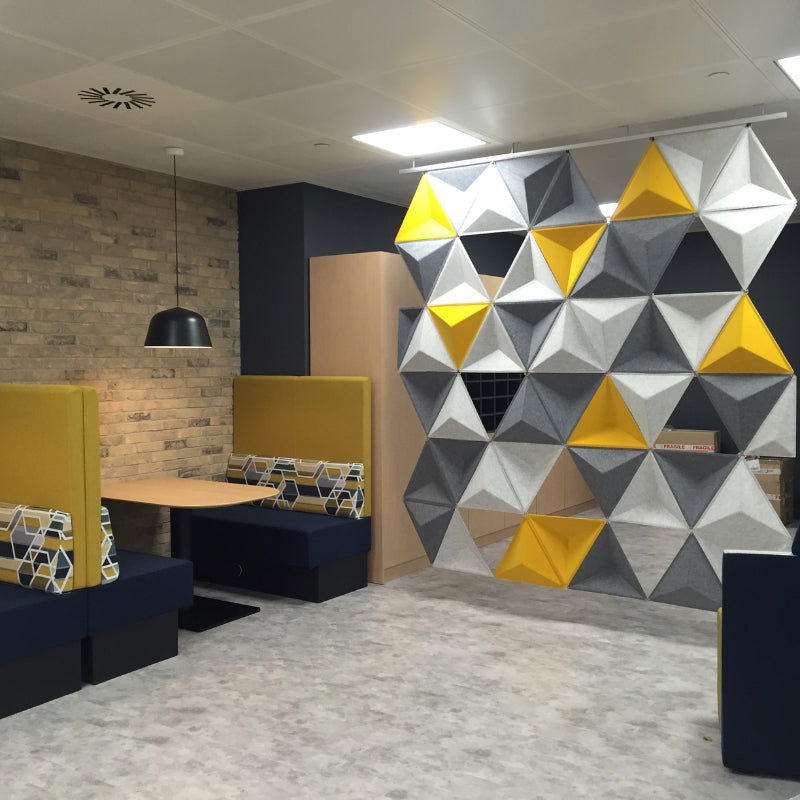  - Abstracta Aircone Hanging Screen (Sold in Packs) - Muffle Acoustics Limited 