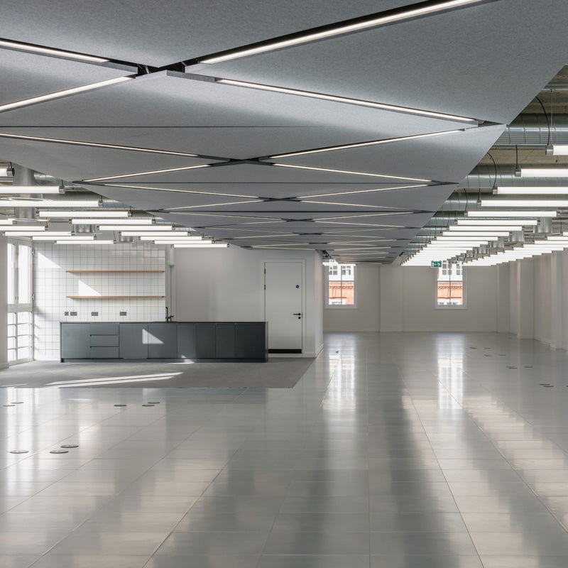  - Autex Horizon™  Suspended Acoustic Raft - Triangle (Pack of 4) - Muffle Acoustics Limited 