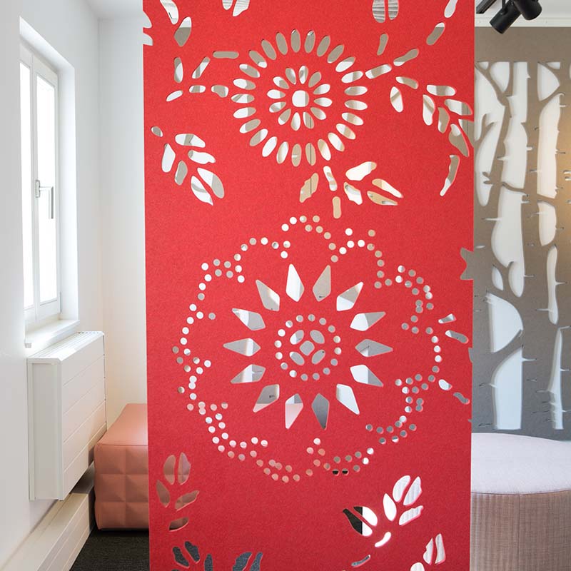 BuzziSpace BuzziFalls Suspended Acoustic Screen - Muffle Acoustics Limited