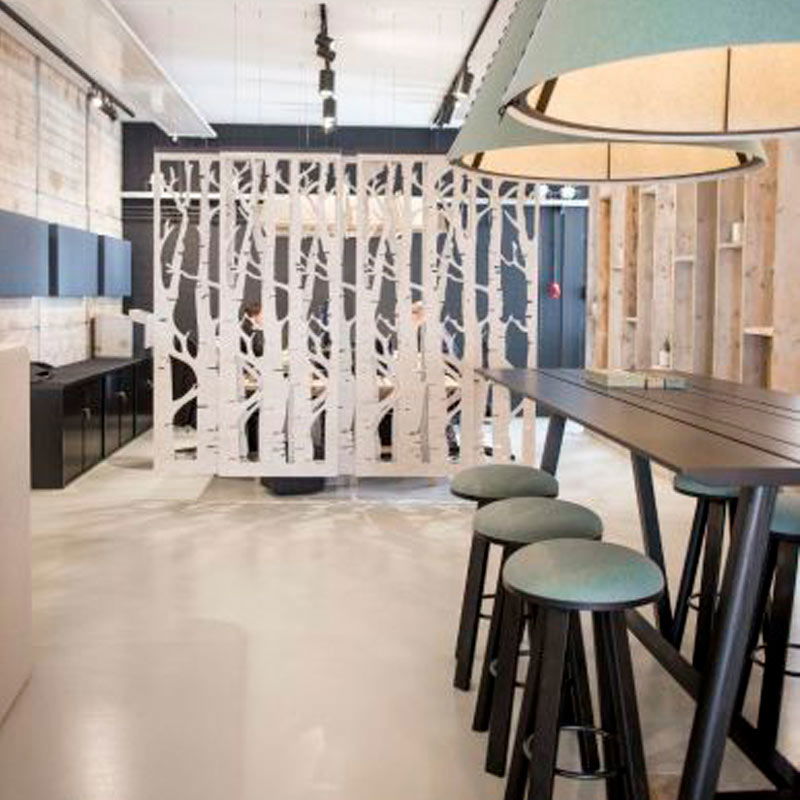 BuzziSpace BuzziFalls Suspended Acoustic Screen - Muffle Acoustics Limited