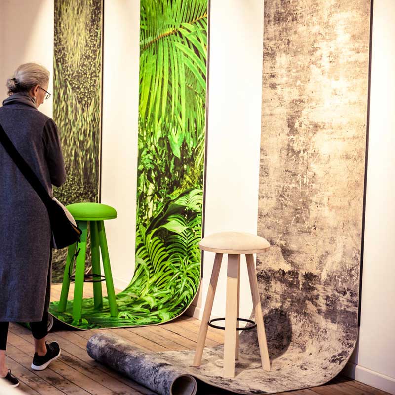 BuzziSpace BuzziSkin Printed Acoustic Fabric Wallpaper - Muffle Acoustics Limited