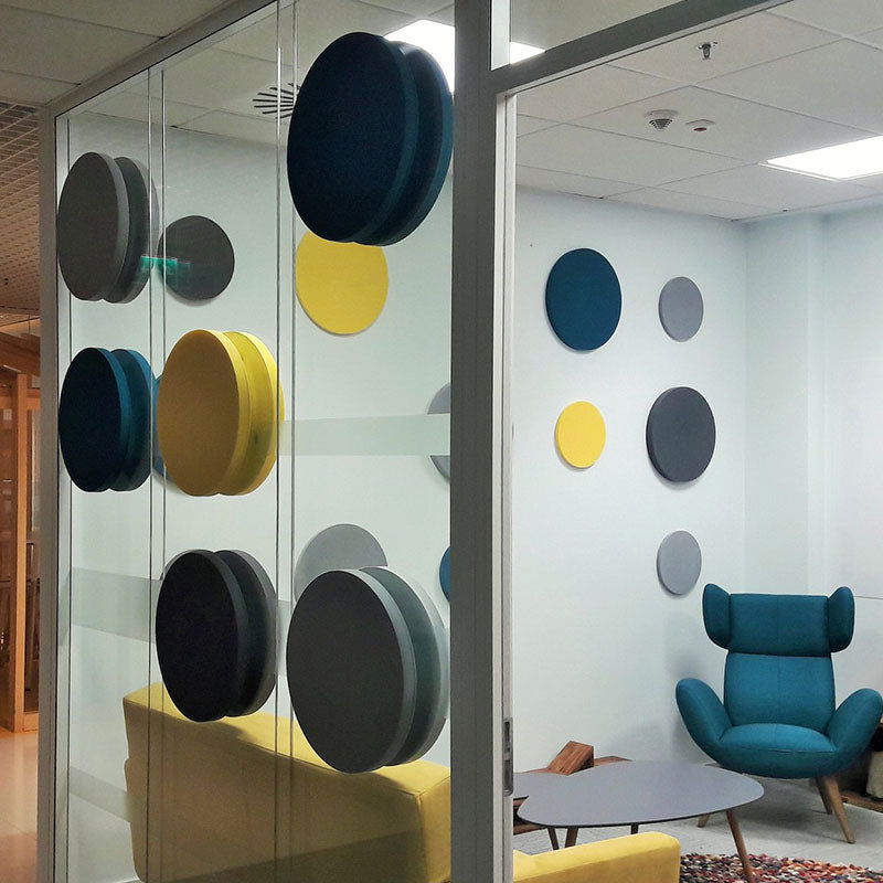 FLUFFO GLASS Dot L Acoustic Panel - Muffle Acoustics Limited