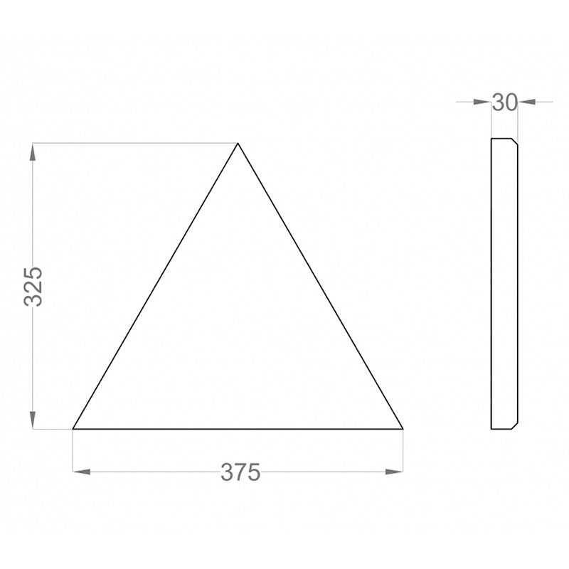 FLUFFO SOFT EDGE Triada Acoustic Wall Panel - Muffle Acoustics Limited