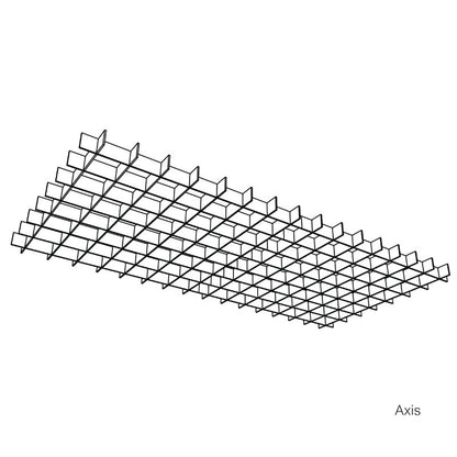 Deflector acústico para techo Autex Frontier™ Axis (paquete de 16)