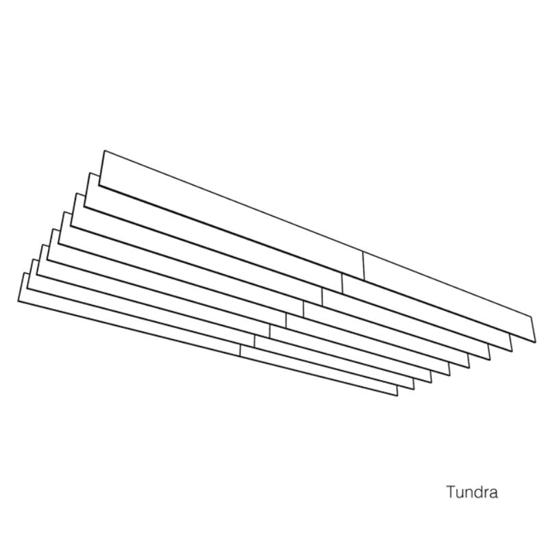 Deflector acústico para techo Autex Frontier™ Tundra (se vende en paquetes)