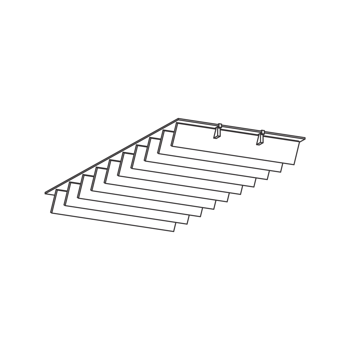 Autex | Grid Ceiling Tiles - Rectangle (Sold in Packs)