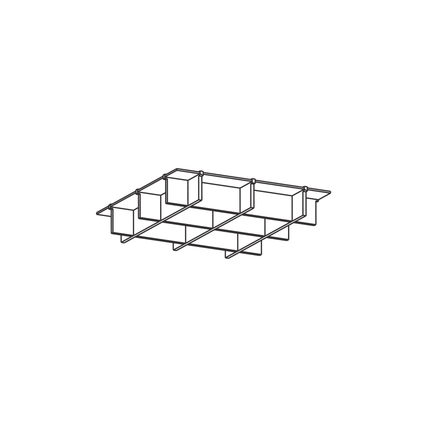 Autex | Grid Ceiling Tiles - Square (Sold in Packs)