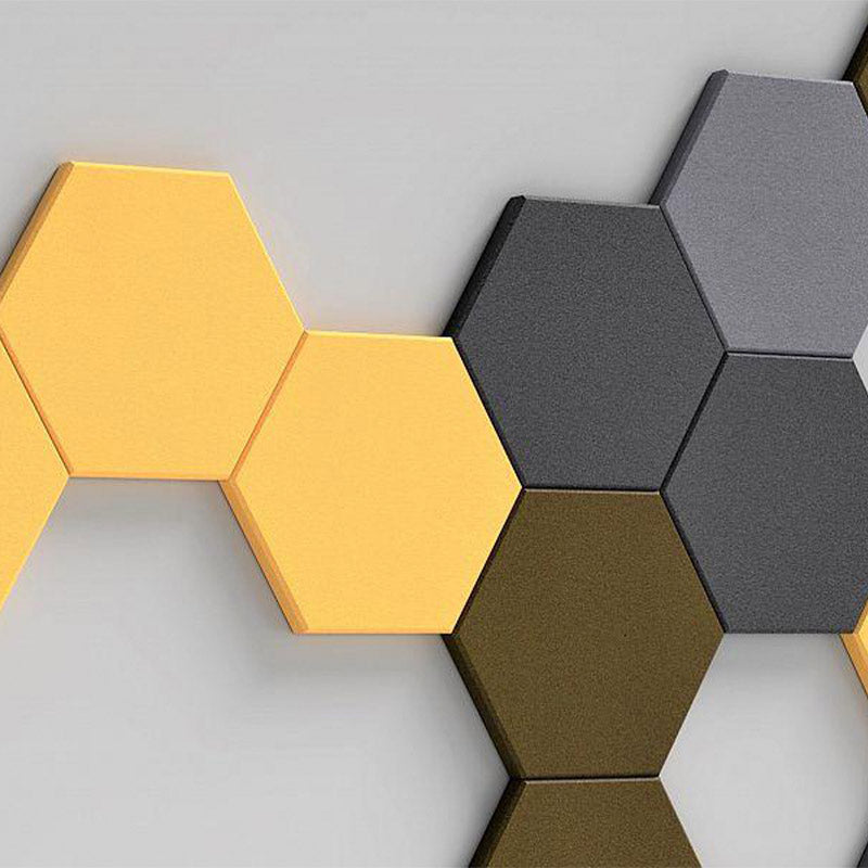 Fluffo - FLUFFO SOFT EDGE Hexa Acoustic Panel - Muffle Acoustics Limited 