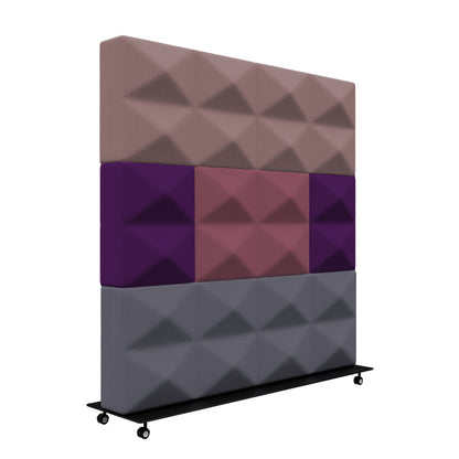  - Fabricks Mobile Acoustic Screen - 1200 x 1200mm - Muffle Acoustics Limited 