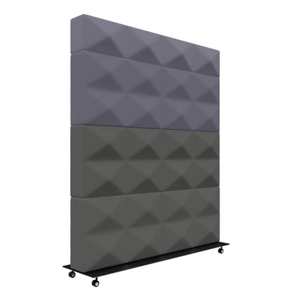  - Fabricks Mobile Acoustic Screen - 1400 x 1200mm - Muffle Acoustics Limited 