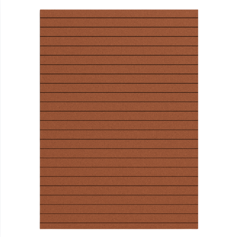 MufflePanel Horizontal Rust 