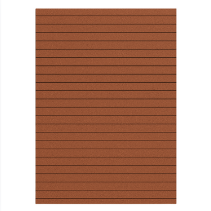 MufflePanel Horizontal Rust 