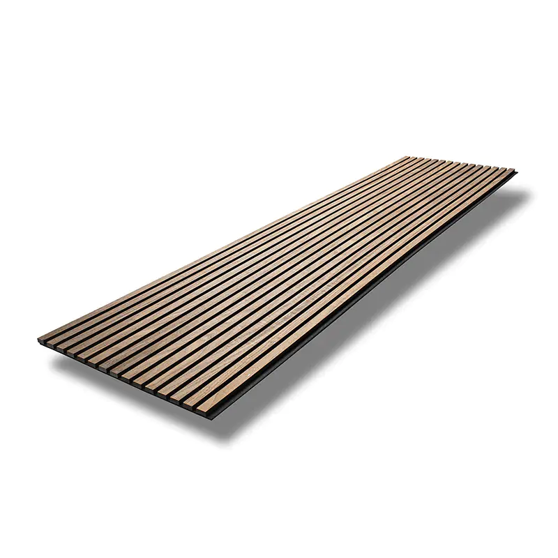  - MuffleTimber | Acoustic Slat Wood Wall Panel -  Walnut (Black Felt) - Muffle Acoustics Limited 