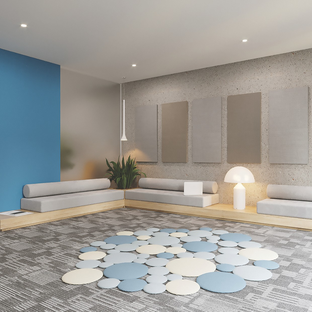 Panel de tela acústica rectangular MuffleWall