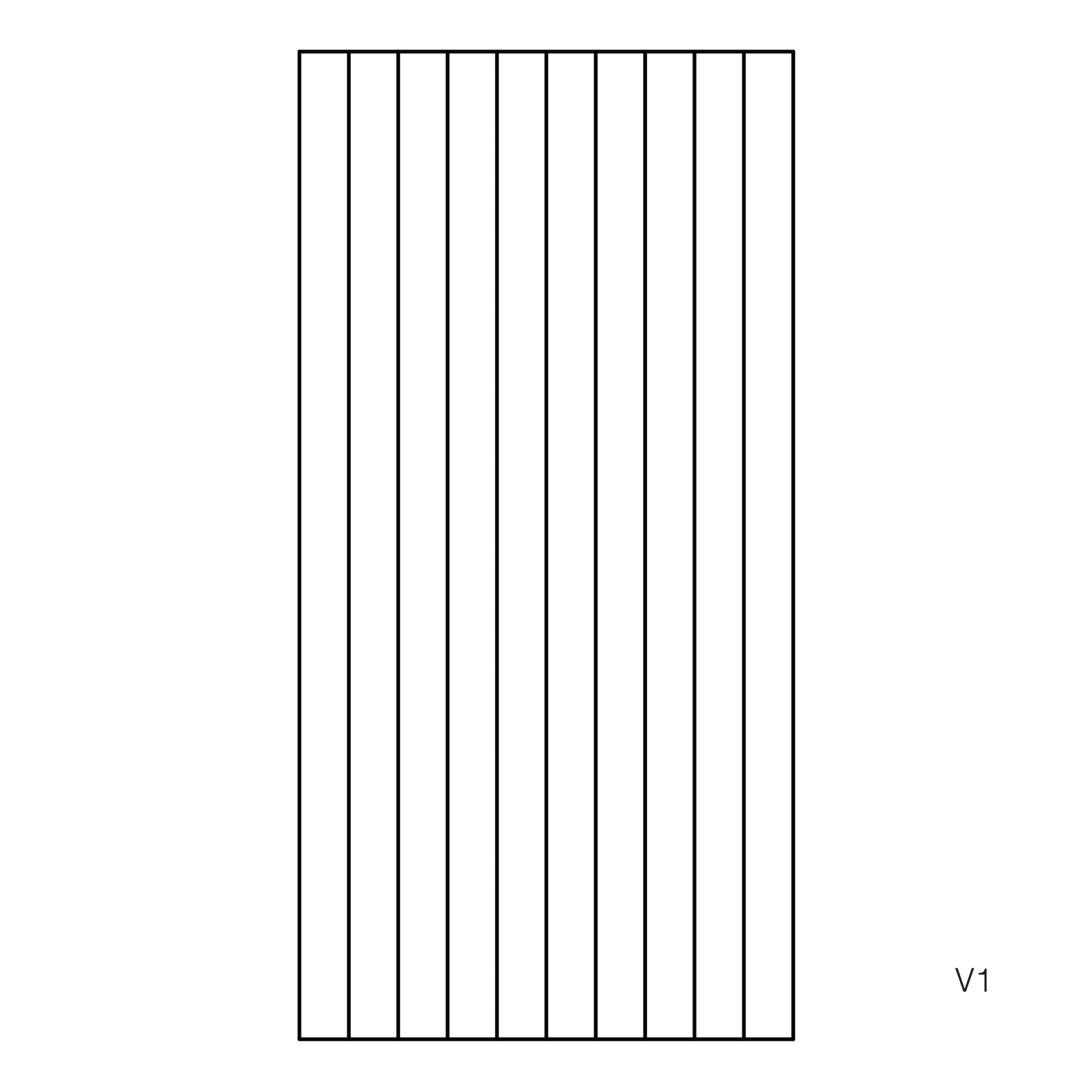 v1 cutting pattern