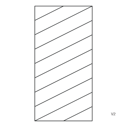 v2 cutting pattern