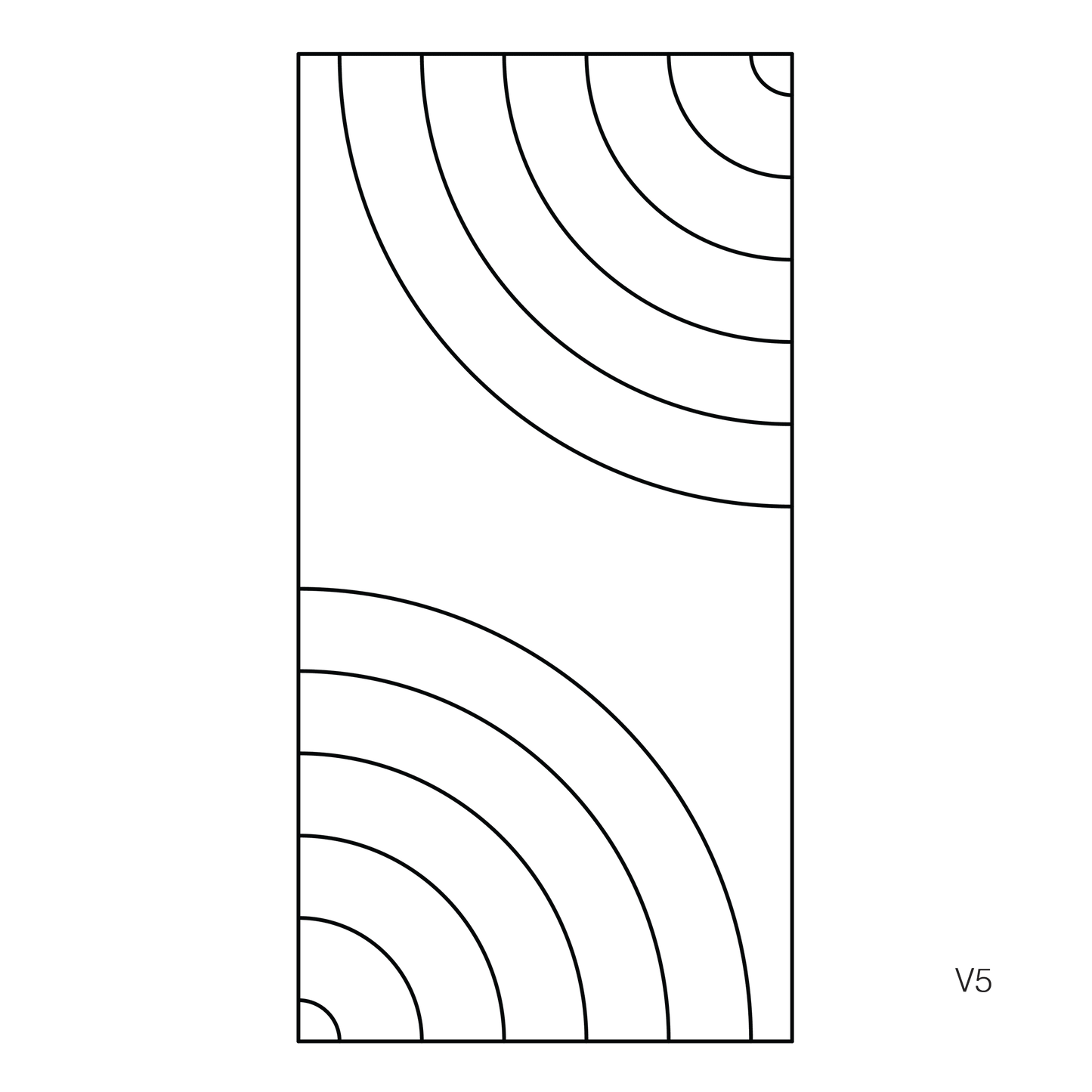 v5 cutting pattern