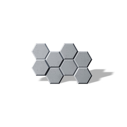  - VHCT 3D Concrete Wall Panel | Hexagon - Muffle Acoustics Limited 