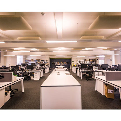 Woolly Shepherd Suspended Rectangle Acoustic Ceiling Absorbers - Muffle Acoustics Limited