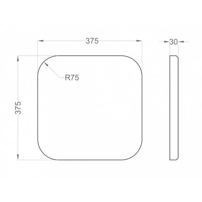  - FLUFFO SOFT EDGE Tele Acoustic Panel - Muffle Acoustics Limited 